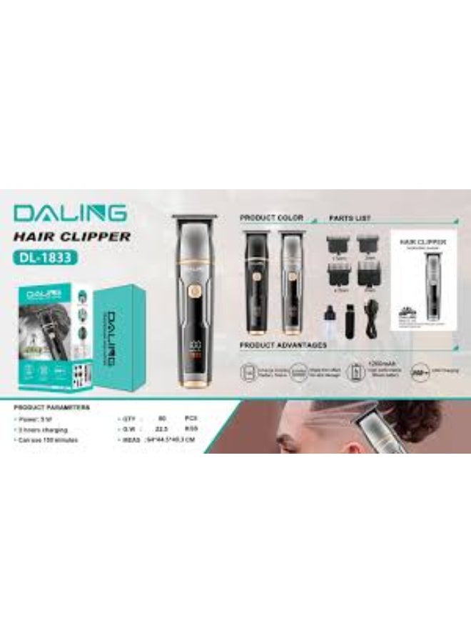 دالينغ ماكينة تشذيب الشعر القابلة لإعادة الشحن دالينج DL 1833 الأفضل - Image 1